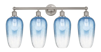 Edison Four Light Bath Vanity in Brushed Satin Nickel (405|616-4W-SN-G484-7SB)