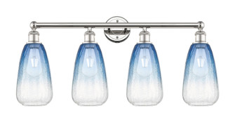 Edison Four Light Bath Vanity in Polished Nickel (405|616-4W-PN-G480-6SB)
