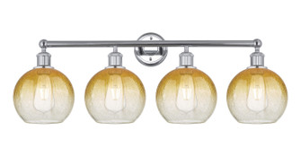 Edison Four Light Bath Vanity in Polished Chrome (405|616-4W-PC-G483-8AM)