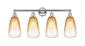 Edison Four Light Bath Vanity in Polished Chrome (405|616-4W-PC-G480-6AM)
