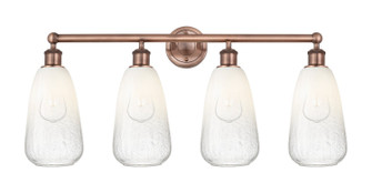 Edison Four Light Bath Vanity in Antique Copper (405|616-4W-AC-G480-6OP)