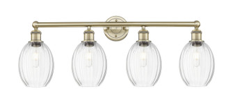 Edison Four Light Bath Vanity in Antique Brass (405|616-4W-AB-G459-6CL)