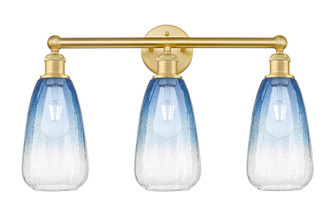Edison Three Light Bath Vanity in Satin Gold (405|616-3W-SG-G480-6SB)