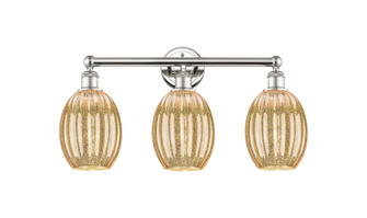 Edison Three Light Bath Vanity in Polished Nickel (405|616-3W-PN-G459-6ME)