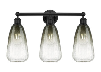 Edison Three Light Bath Vanity in Matte Black (405|616-3W-BK-G480-6SL)