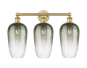 Edison Three Light Bath Vanity in Brushed Brass (405|616-3W-BB-G484-7SL)