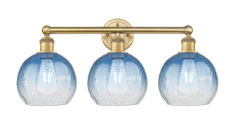 Edison Three Light Bath Vanity in Brushed Brass (405|616-3W-BB-G483-8SB)
