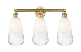 Edison Three Light Bath Vanity in Brushed Brass (405|616-3W-BB-G480-6OP)