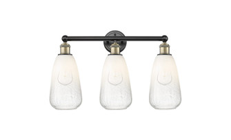 Edison Three Light Bath Vanity in Black Antique Brass (405|616-3W-BAB-G480-6OP)