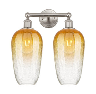 Edison Two Light Bath Vanity in Brushed Satin Nickel (405|616-2W-SN-G484-7AM)