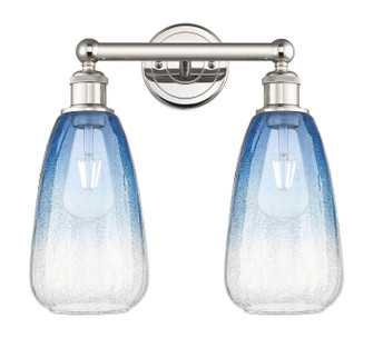 Edison Two Light Bath Vanity in Polished Nickel (405|616-2W-PN-G480-6SB)