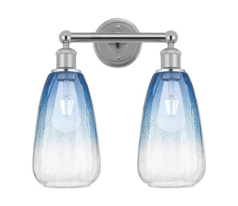 Edison Two Light Bath Vanity in Polished Chrome (405|616-2W-PC-G480-6SB)