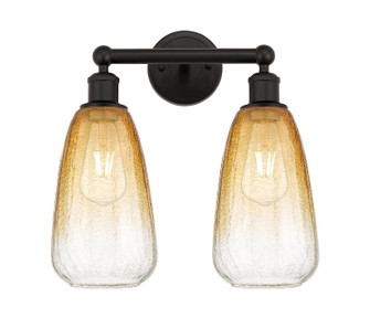 Edison Two Light Bath Vanity in Oil Rubbed Bronze (405|616-2W-OB-G480-6AM)