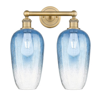 Edison Two Light Bath Vanity in Brushed Brass (405|616-2W-BB-G484-7SB)