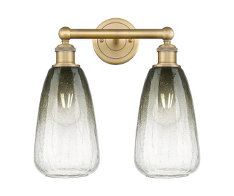 Edison Two Light Bath Vanity in Brushed Brass (405|616-2W-BB-G480-6SL)