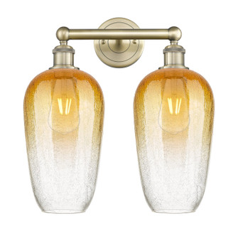 Edison Two Light Bath Vanity in Antique Brass (405|616-2W-AB-G484-7AM)