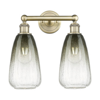 Edison Two Light Bath Vanity in Antique Brass (405|616-2W-AB-G480-6SL)