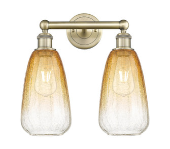 Edison Two Light Bath Vanity in Antique Brass (405|616-2W-AB-G480-6AM)