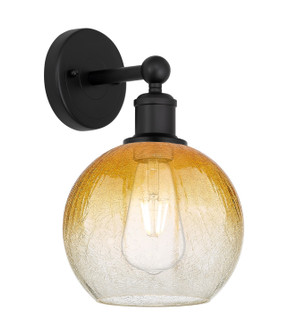 Edison One Light Wall Sconce in Matte Black (405|616-1W-BK-G483-8AM)
