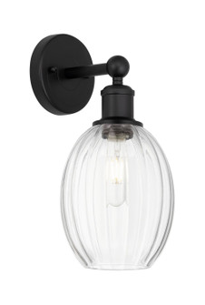 Edison One Light Wall Sconce in Matte Black (405|616-1W-BK-G459-6CL)