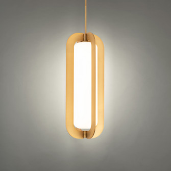 Echelon LED Pendant in Aged Brass (281|PD-94322-AB)