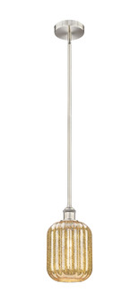 Edison One Light Mini Pendant in Brushed Satin Nickel (405|616-1S-SN-G460-7ME)