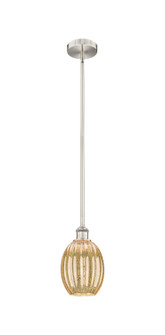 Edison One Light Mini Pendant in Brushed Satin Nickel (405|616-1S-SN-G459-6ME)
