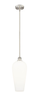 Edison One Light Mini Pendant in Brushed Satin Nickel (405|616-1S-SN-G456-8WH)