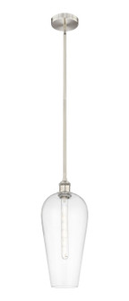 Edison One Light Mini Pendant in Brushed Satin Nickel (405|616-1S-SN-G456-8CL)