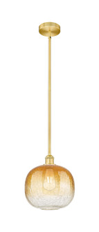 Edison One Light Mini Pendant in Satin Gold (405|616-1S-SG-G481-10AM)