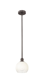 Edison One Light Mini Pendant in Oil Rubbed Bronze (405|616-1S-OB-G483-8OP)