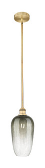 Edison One Light Mini Pendant in Brushed Brass (405|616-1S-BB-G484-7SL)