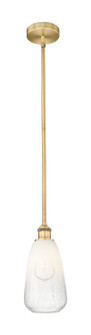 Edison One Light Mini Pendant in Brushed Brass (405|616-1S-BB-G480-6OP)