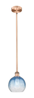Edison One Light Mini Pendant in Antique Copper (405|616-1S-AC-G483-8SB)