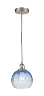 Edison One Light Mini Pendant in Brushed Satin Nickel (405|616-1P-SN-G483-8SB)