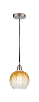 Edison One Light Mini Pendant in Brushed Satin Nickel (405|616-1P-SN-G483-8AM)