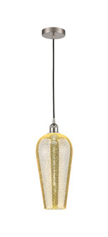 Edison One Light Mini Pendant in Brushed Satin Nickel (405|616-1P-SN-G456-8ME)