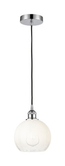 Edison One Light Mini Pendant in Polished Chrome (405|616-1P-PC-G483-8OP)