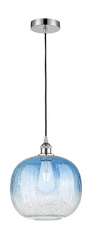 Edison One Light Mini Pendant in Polished Chrome (405|616-1P-PC-G481-10SB)
