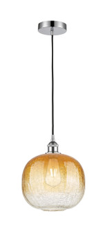 Edison One Light Mini Pendant in Polished Chrome (405|616-1P-PC-G481-10AM)