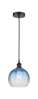Edison One Light Mini Pendant in Matte Black (405|616-1P-BK-G483-8SB)