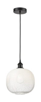 Edison One Light Mini Pendant in Matte Black (405|616-1P-BK-G481-10OP)