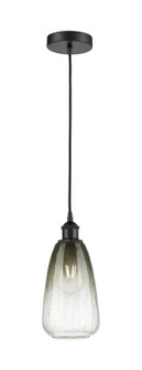 Edison One Light Mini Pendant in Matte Black (405|616-1P-BK-G480-6SL)