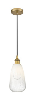 Edison One Light Mini Pendant in Brushed Brass (405|616-1P-BB-G480-6OP)