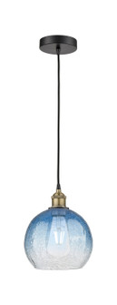 Edison One Light Mini Pendant in Black Antique Brass (405|616-1P-BAB-G483-8SB)