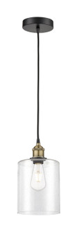 Edison One Light Mini Pendant in Black Antique Brass (405|616-1P-BAB-G4424-7)