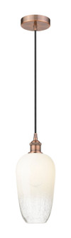 Edison One Light Mini Pendant in Antique Copper (405|616-1P-AC-G484-7OP)