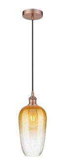 Edison One Light Mini Pendant in Antique Copper (405|616-1P-AC-G484-7AM)