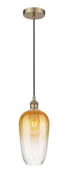 Edison One Light Mini Pendant in Antique Brass (405|616-1P-AB-G484-7AM)