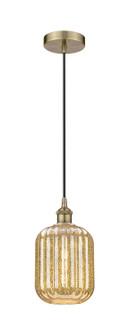 Edison One Light Mini Pendant in Antique Brass (405|616-1P-AB-G460-7ME)